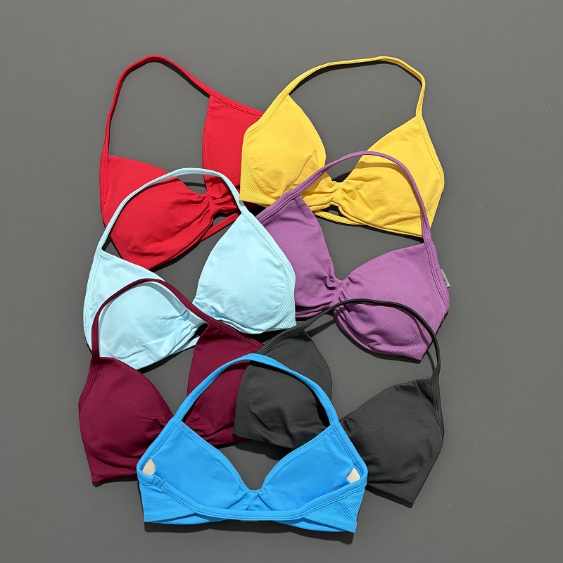 Sports Strappy Bra Yoga Underw - Sports Bra Racerback 리뷰 및 가격
