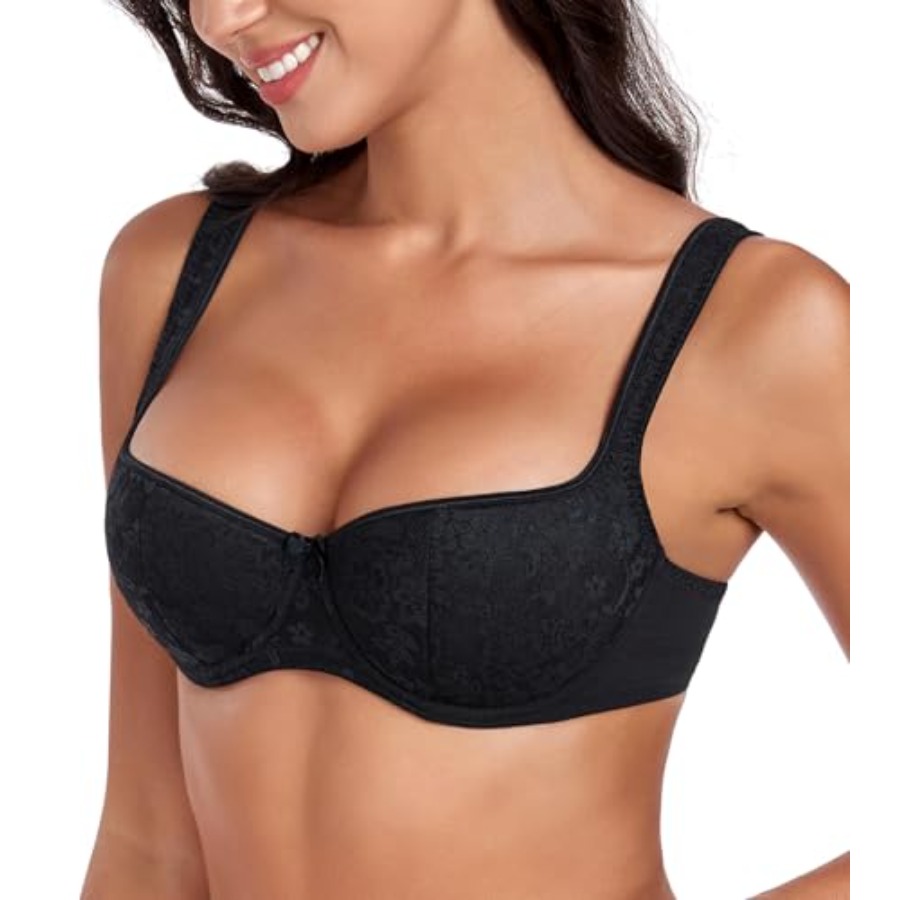DotVol Women's Lightly Padded  - Demi Bra Balconette 리뷰 및 가격