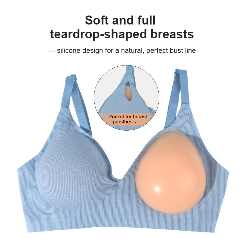 Silicone Breast Mastectomy Bra - Mastectomy Bra Pocket 리뷰 및 가격