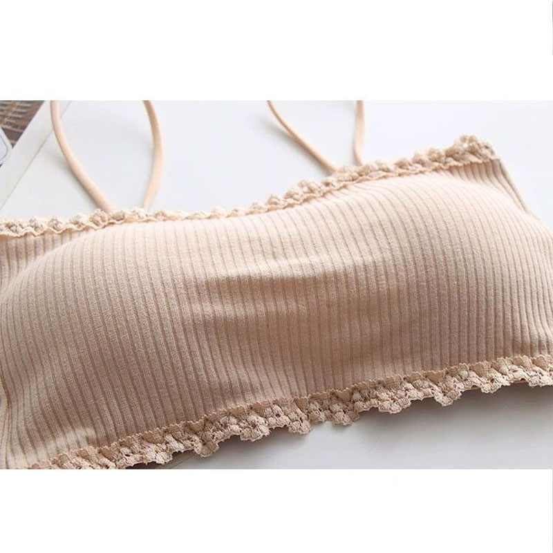 Women's Cotton Bra Female Tube - T Shirt Bra Seamless 리뷰 및 가격