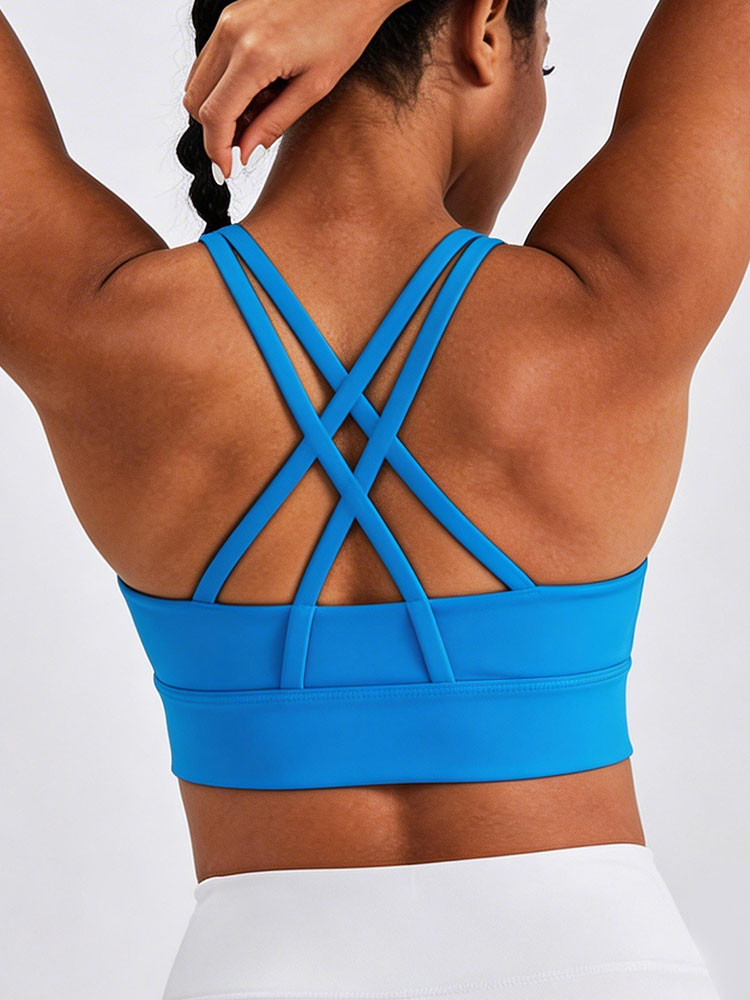 New Women's Solid Color High I - Sports Bra Racerback 리뷰 및 가격