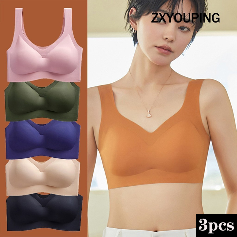 3PCS Sexy Sports Bra Seamless  - Cotton Bra Everyday 리뷰 및 가격