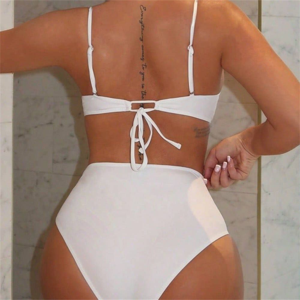 White Sling Bikini Bra Back La - Underwire Bra Padded 리뷰 및 가격