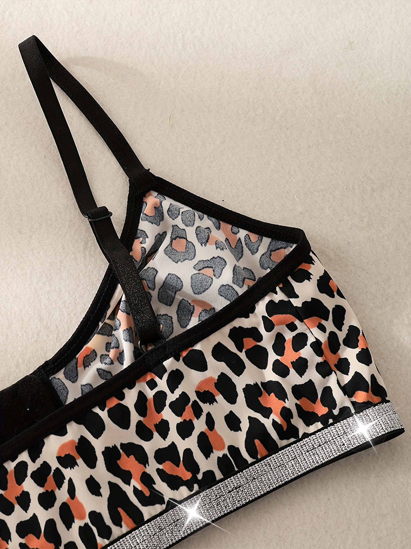 1pc Women's Leopard Print Wire - Wirefree Bra Comfort 리뷰 및 가격