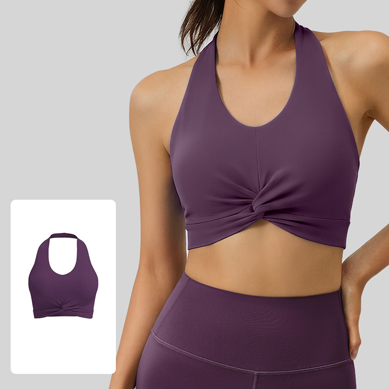 New Women Halter Neck Sports B - Underwire Bra Padded 리뷰 및 가격