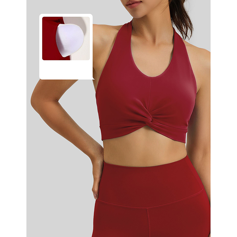 New Women Halter Neck Sports B - Underwire Bra Padded 리뷰 및 가격