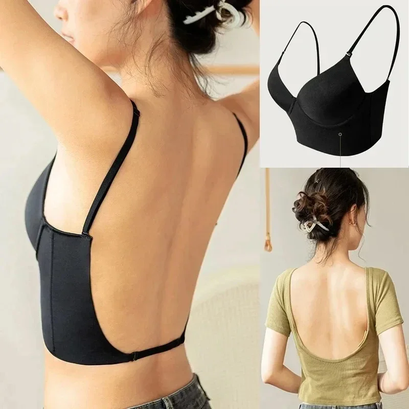 Women Invisible Bra Deep U Plu - Backless Bra Sticky 리뷰 및 가격