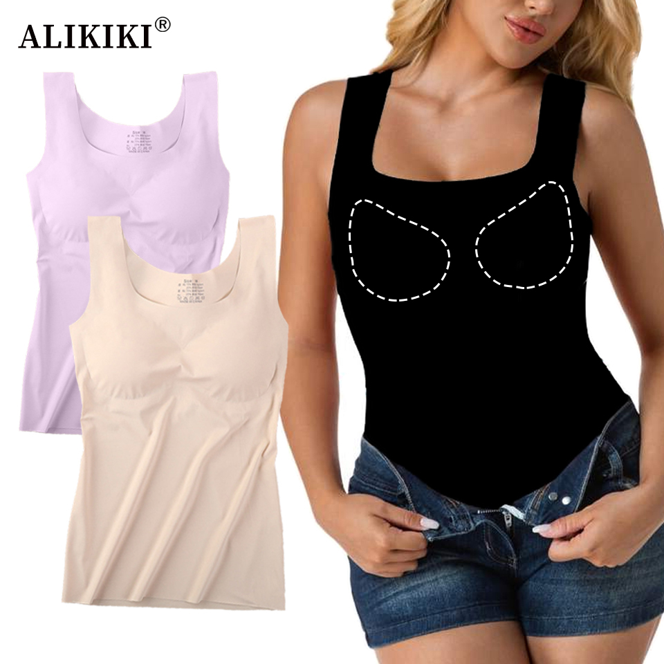 Ice Silk Wireless Push Up Tank - T Shirt Bra Seamless 리뷰 및 가격