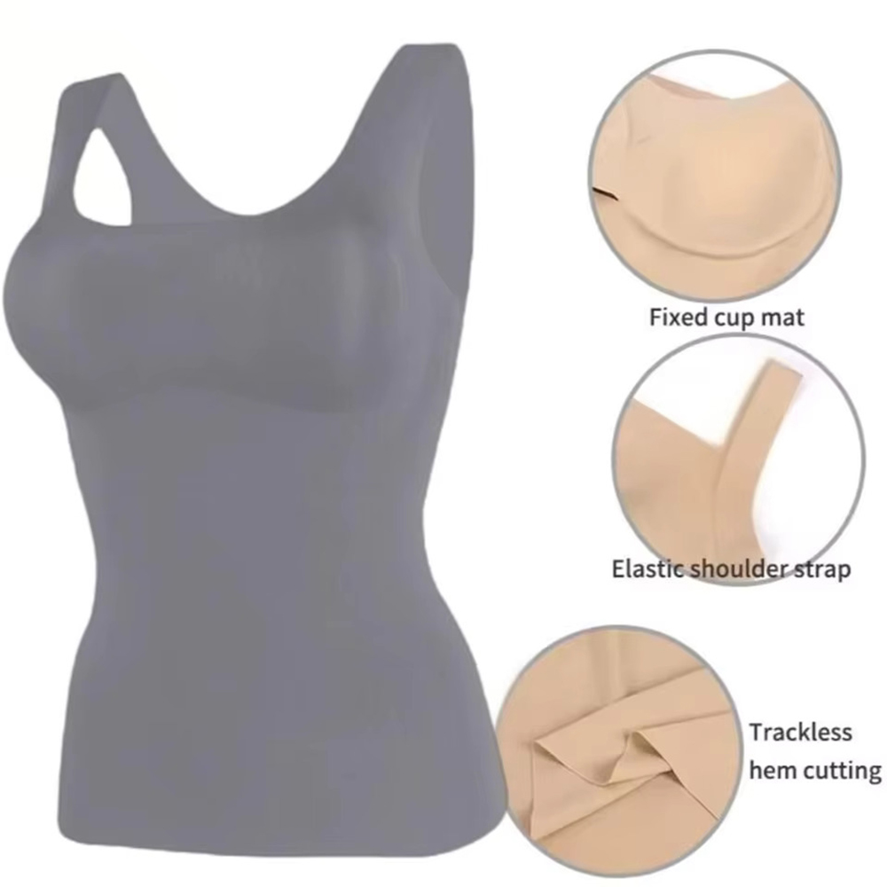 Ice Silk Wireless Push Up Tank - T Shirt Bra Seamless 리뷰 및 가격