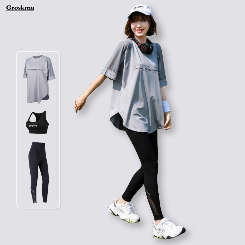 Mesh Loose T Shirt+Bra+Legging - T Shirt Bra Seamless 리뷰 및 가격