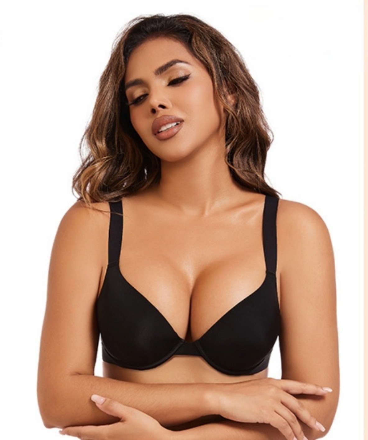 2025 Women's Plus Size Push Up - Demi Bra Balconette 리뷰 및 가격