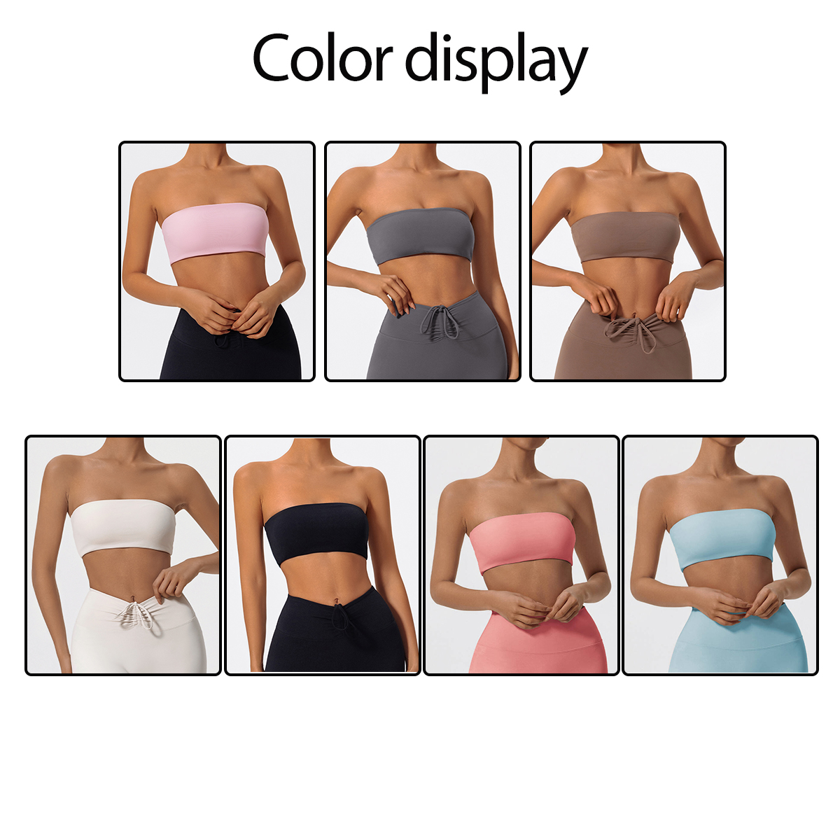 Strapless Sports Bra Gym Crop  - Sports Bra Racerback 리뷰 및 가격