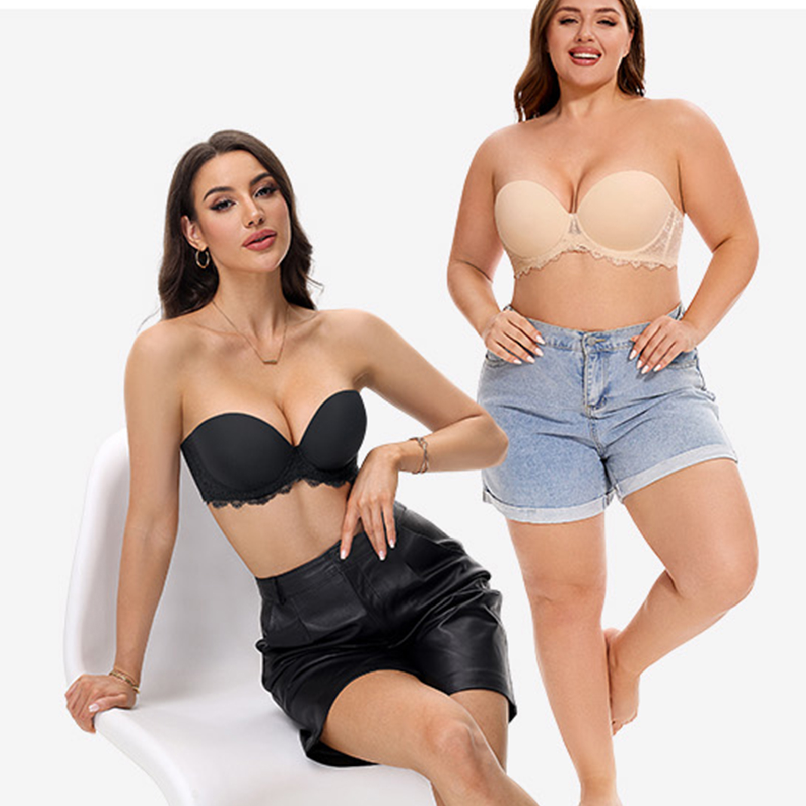New Plus Size Sexy Strapless P - Convertible Bra Multiway 리뷰 및 가격