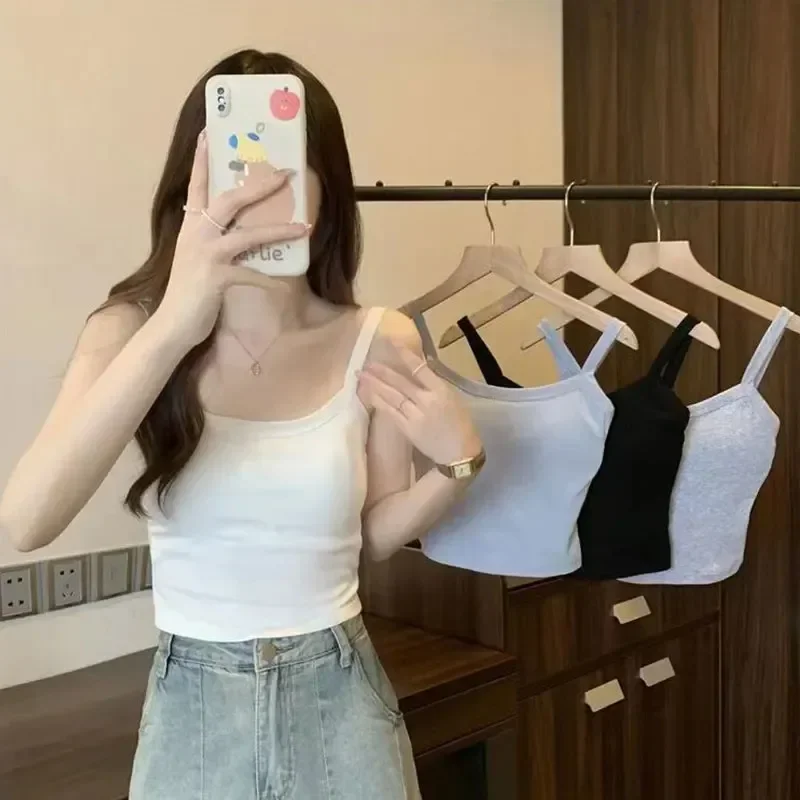 Sexy Sleeveless Crop Top for W - T Shirt Bra Seamless 리뷰 및 가격