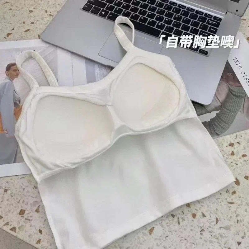 Sexy Sleeveless Crop Top for W - T Shirt Bra Seamless 리뷰 및 가격