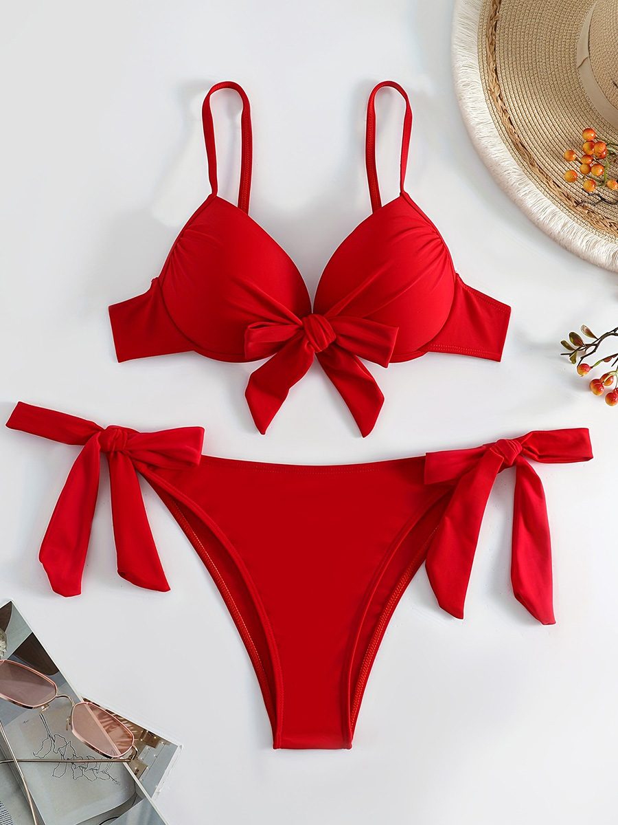 Sexy Knotted Underwired Bra Cu - Underwire Bra Padded 리뷰 및 가격