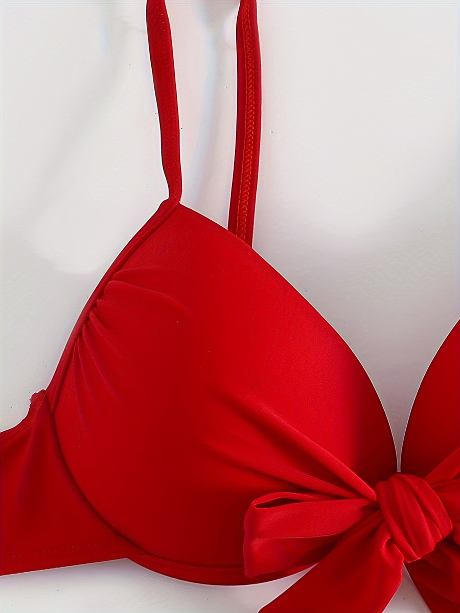 Sexy Knotted Underwired Bra Cu - Underwire Bra Padded 리뷰 및 가격