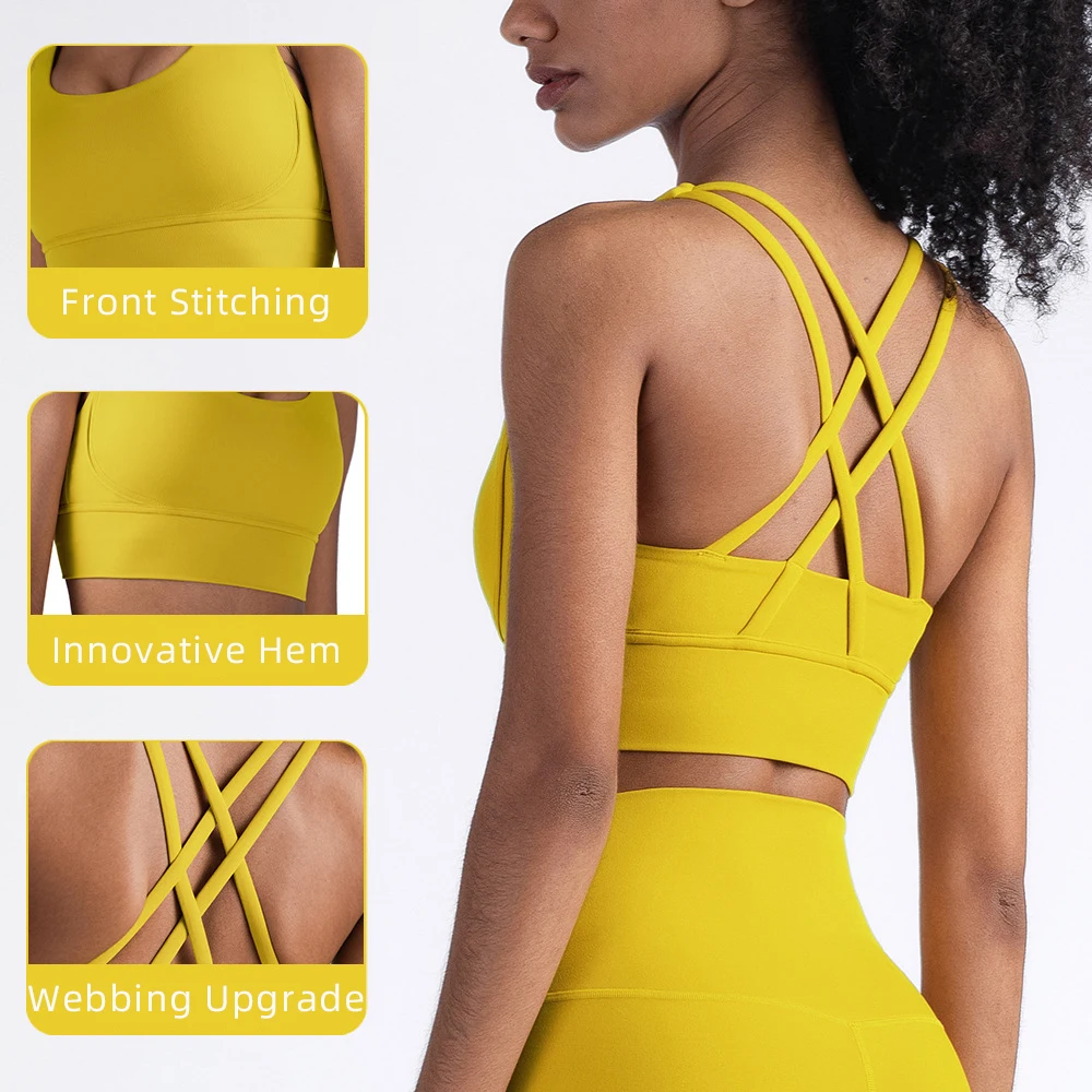 Summer Fashion Cross Back Wome - Sports Bra Racerback 리뷰 및 가격