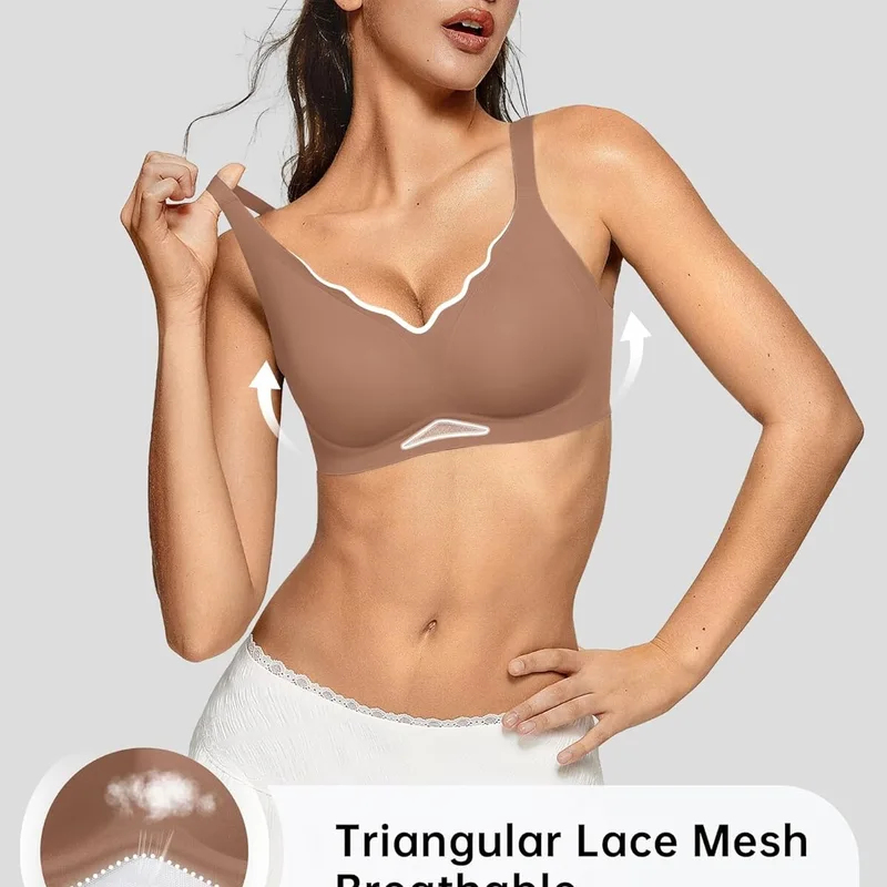 Women’s Wireless Bras Scallope - Wirefree Bra Comfort 리뷰 및 가격
