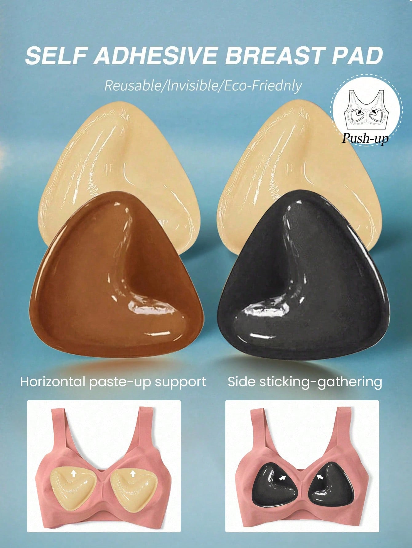 2pcs Reusable Double-Sided Adh - Strapless Bra Adhesive 리뷰 및 가격