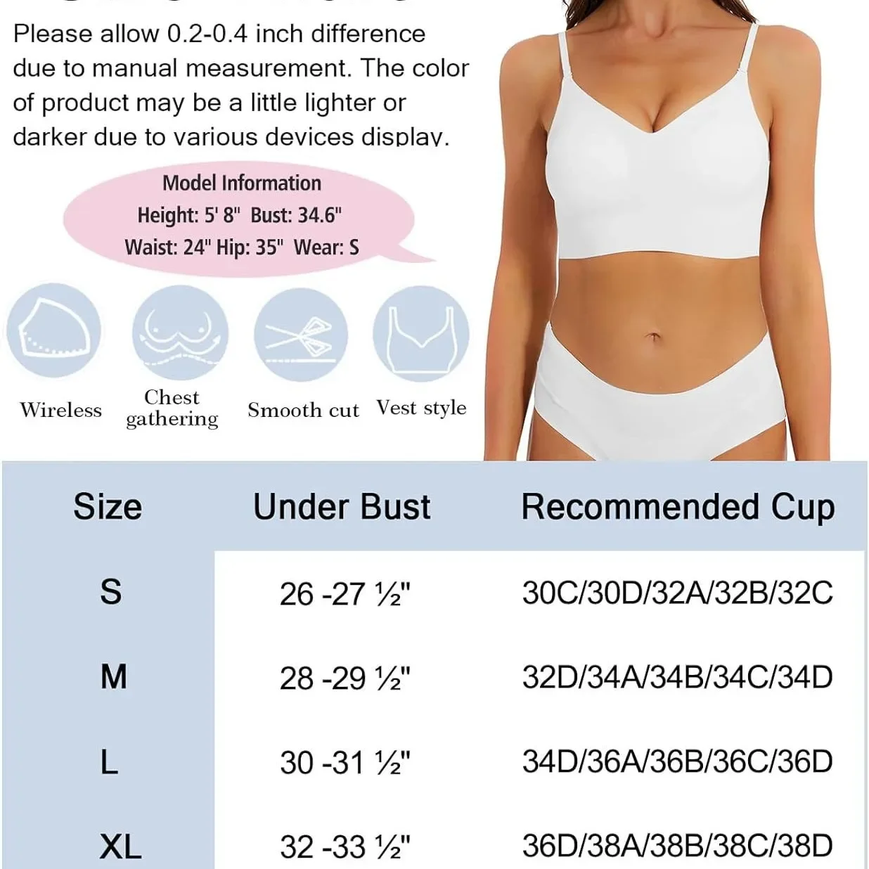 Top RatedSeamlLow Back Bra Sup - Convertible Bra Multiway 리뷰 및 가격